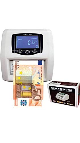 Detector de billetes falsos contador nuevos billetes detecta y cuenta 2 en 1