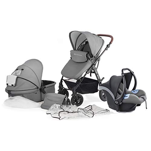 Kinderkraft Moov silla multifuncional 3en1 silla de paseo  y silla de coche gris