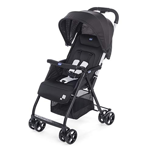 Chicco Ohlala Silla de Paseo Ultraligera y Compacta, 3,8 kg, Negro
