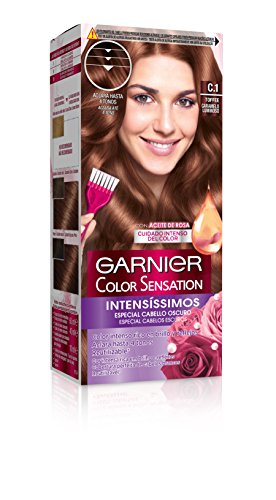 Garnier Color Sensation coloración permanente e intensa reutilizable con bol y pincel - Tono: C1 Toffee