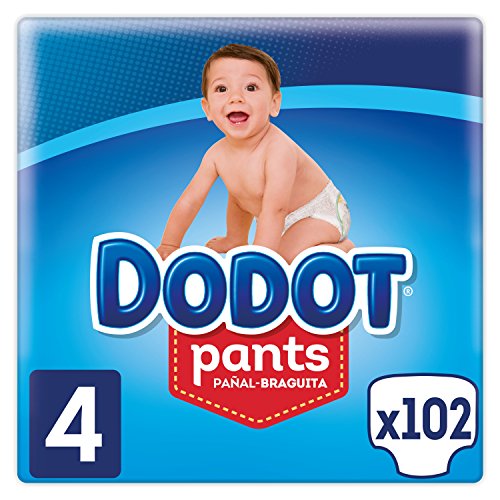 Dodot Pants - Pañal-Braguita Talla 4,( 9-15 kg), 3 x 34 Pañales - Total 102 Pañales