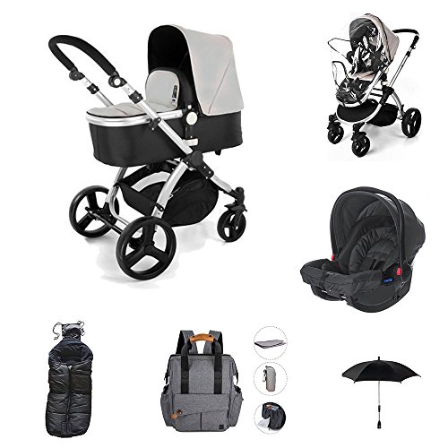 Star Ibaby Neo 3 - Cochecito de bebé, Gris /Negro