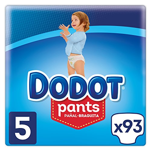 Dodot Pants Pañal-Braguita Talla 5 (12-17 kg), Total 93 Pañales